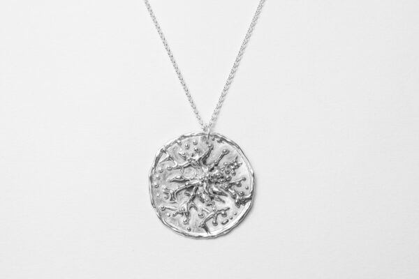 Pandantiv handmade argint/argint placat cu aur de 18k/bronz placat cu aur de 18K – Tree of Life